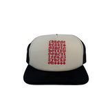 Chrome Hearts Hollywood Eye Chart Trucker Hat Black - Lightly Used