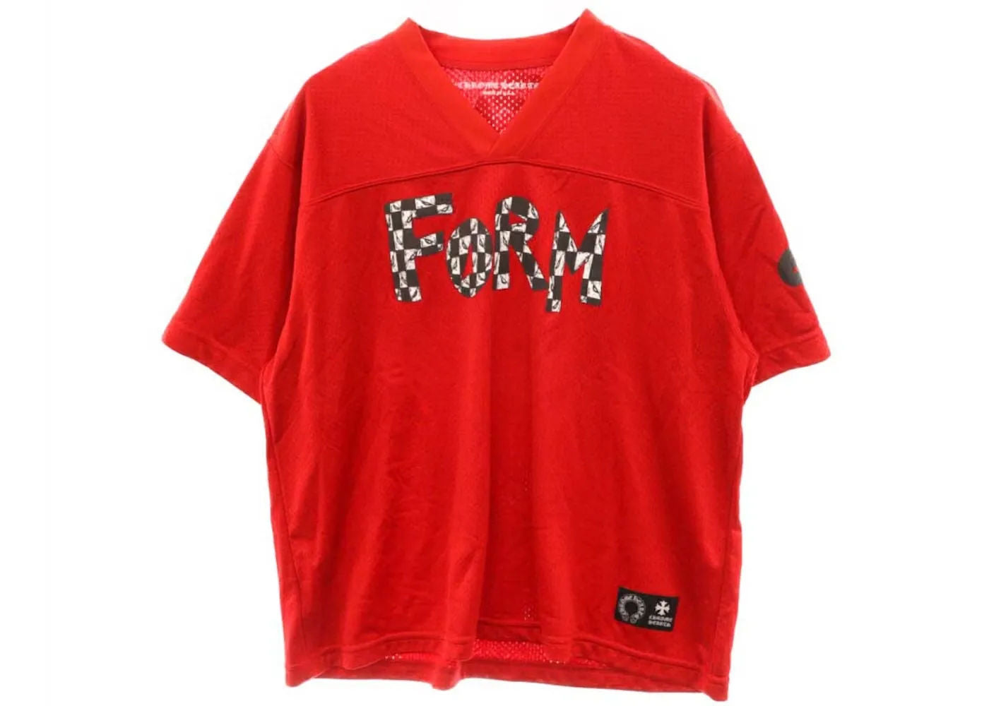 Chrome Hearts Matty Boy Sports Warm Up Jersey T-Shirt Red