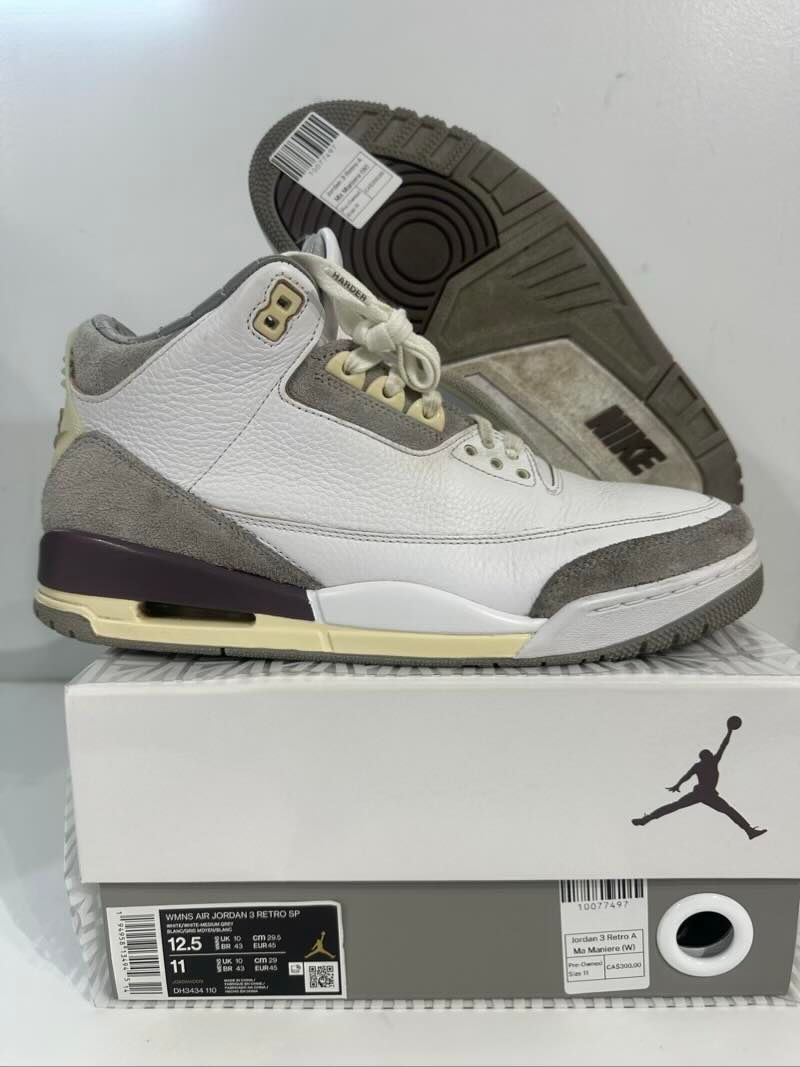 Jordan 3 Retro A Ma Maniere (W) - Pre-Owned Size 11