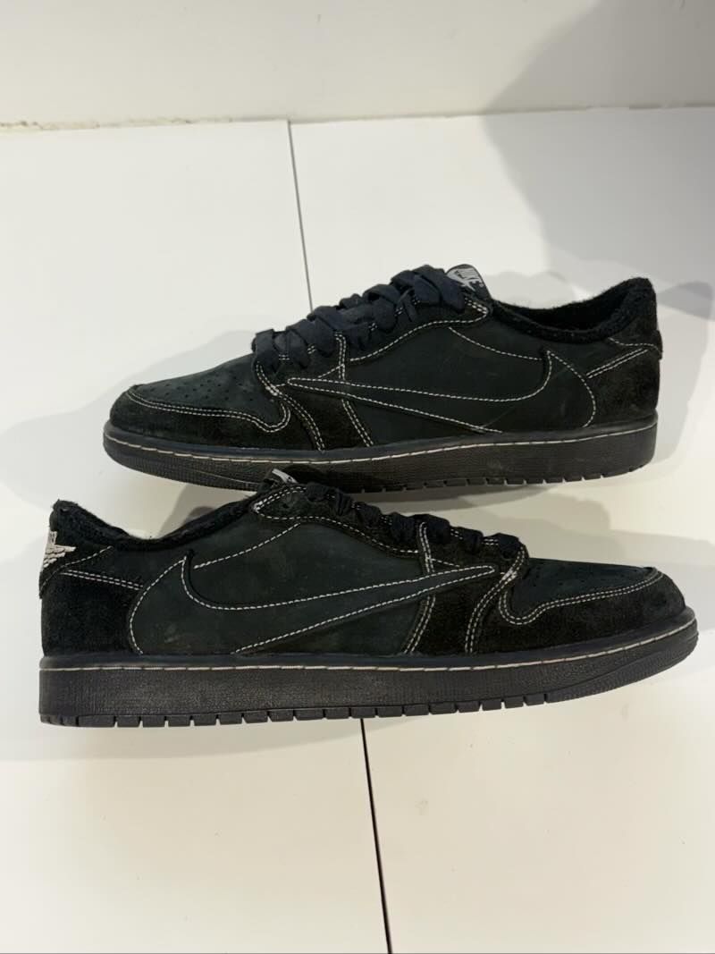 Jordan 1 Retro Low Travis Scott Black Phantom - Pre-Owned Size 10M (No Original Box)