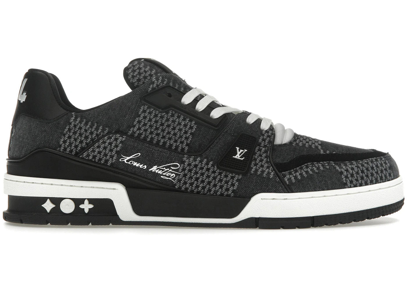 Louis Vuitton LV Trainer Black Damier 3D Denim - Pre-Owned Size LV7/ US8.5M