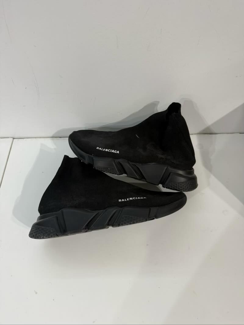 Balenciaga Speed Trainer Triple Black - Pre-Owned Size 11M (No Box)