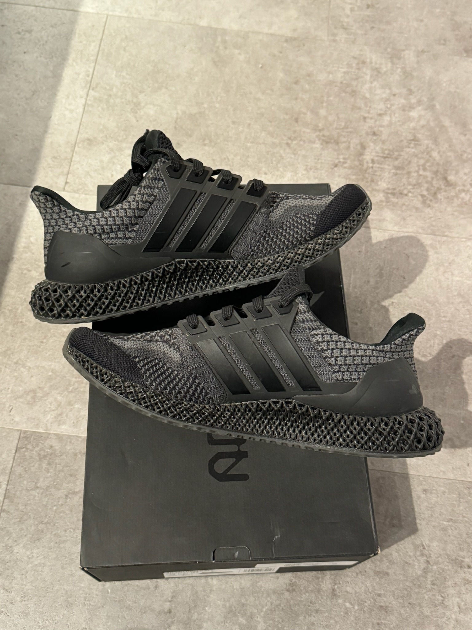 adidas Ultra 4D 5.0 Black Carbon (Preowned) - Pre-Owned (No original box)