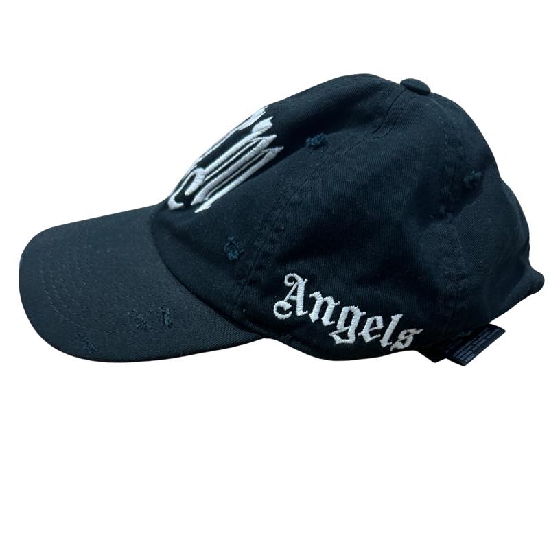 Palm Angels Gothic Distressed Hat - Pre-Owned