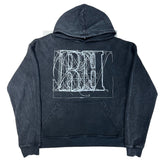Rhude Scribble Hoodie Black - Pre-Owned Size XL