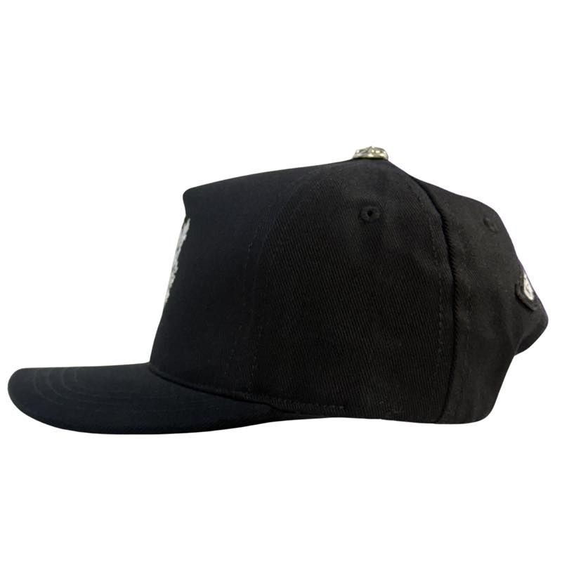 Chrome Hearts Vine Dagger Denim Baseball Hat Black - Lightly Used