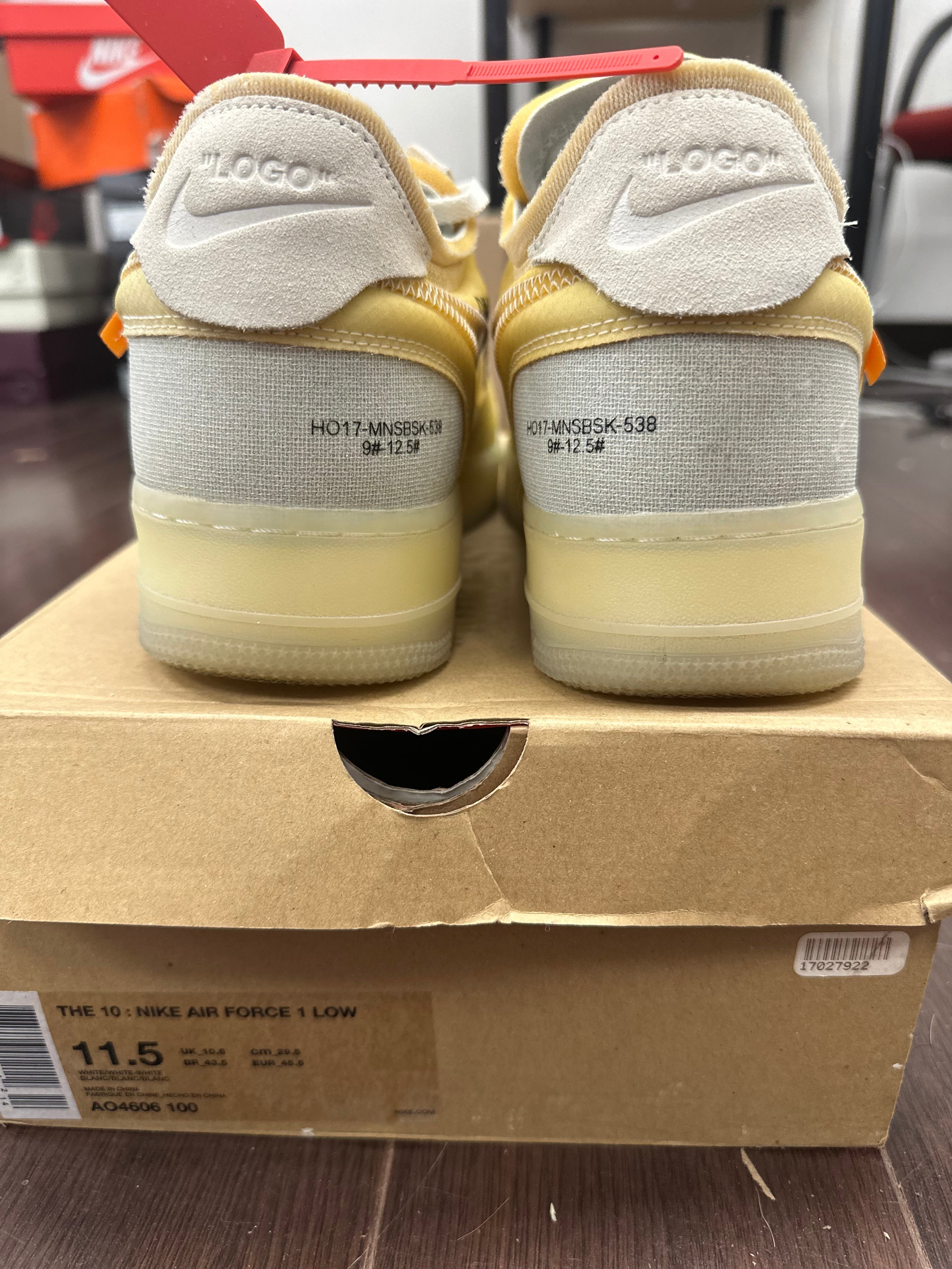 Nike Air Force 1 Low Off-White - Pre-Owned Size 11.5