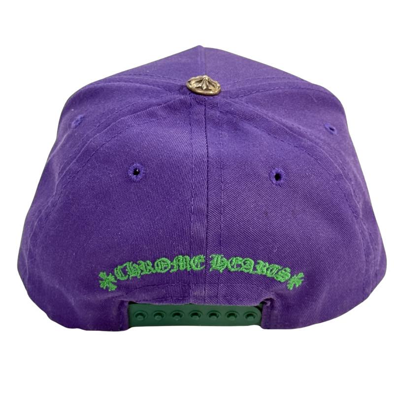 Chrome Hearts CH Baseball Cap Purple/Green - Lightly Used