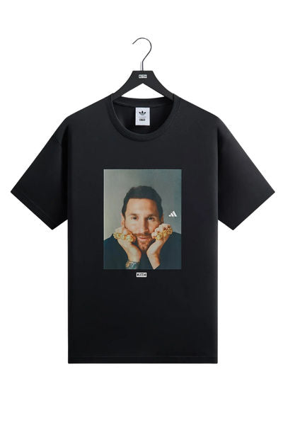 Kith x Adidas Messi Football Graphic Tee Black