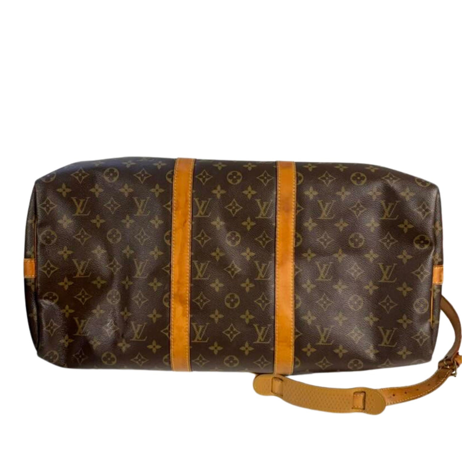 Louis Vuitton Monogram Keepall 50 Bandouliere Brown - Pre-Owned