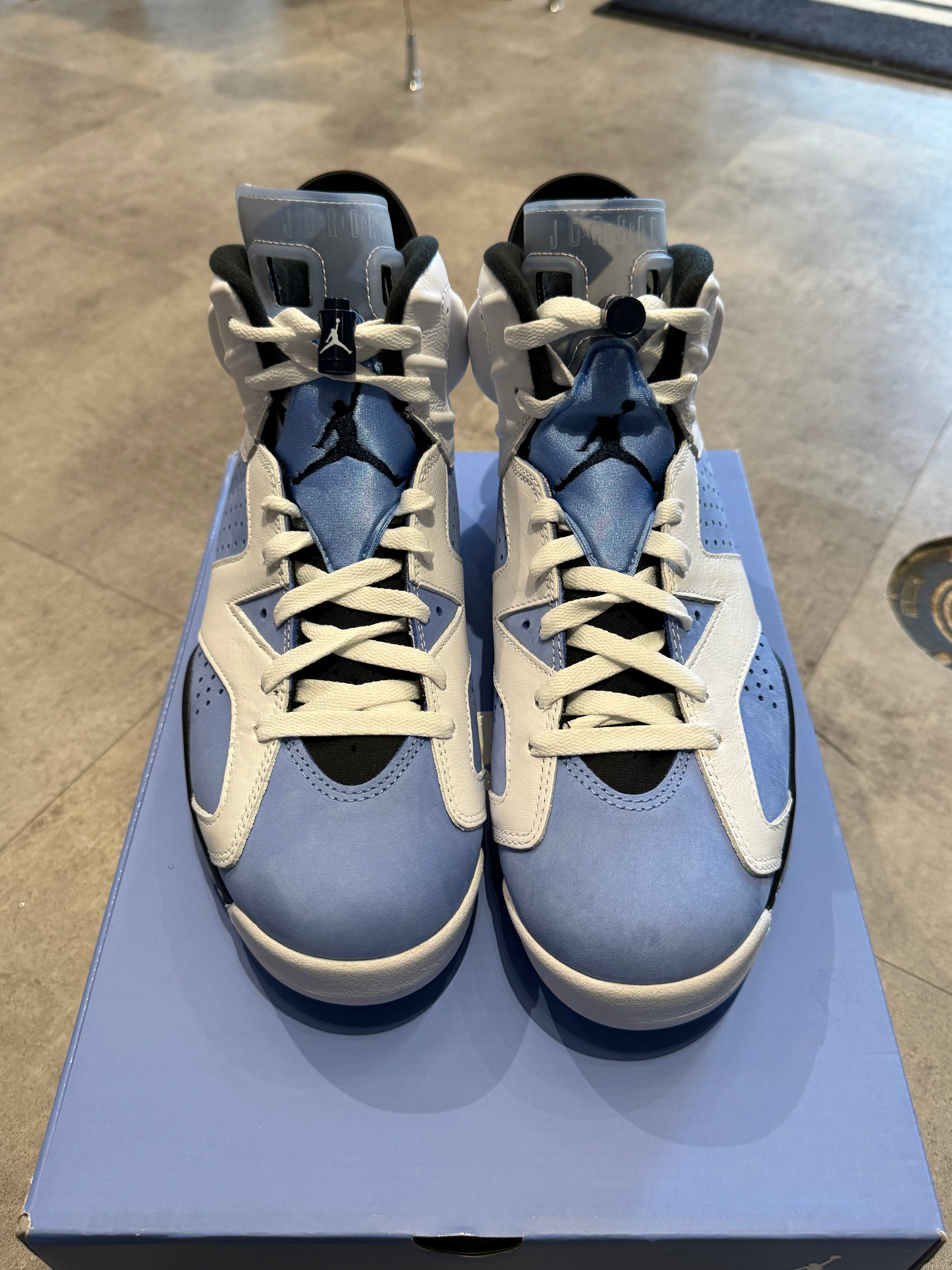 Jordan 6 Retro UNC White (Preowned Size 9.5) - Pre-Owned