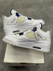 Jordan 4 Retro Metallic Purple - Pre-Owned Size 8.5
