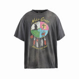 Saint Michael Holy Ghost T-Shirt Washed Black