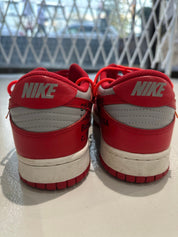 Nike Dunk Low Off-White University Red - Pre-Owned Size 9 (No original box)