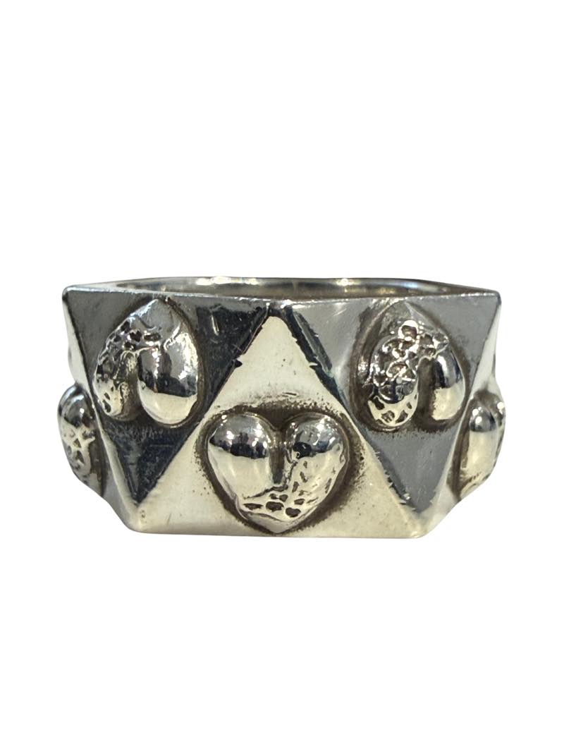 Chrome Hearts Pyramid Heart Ring - Lightly Used Size 6.5
