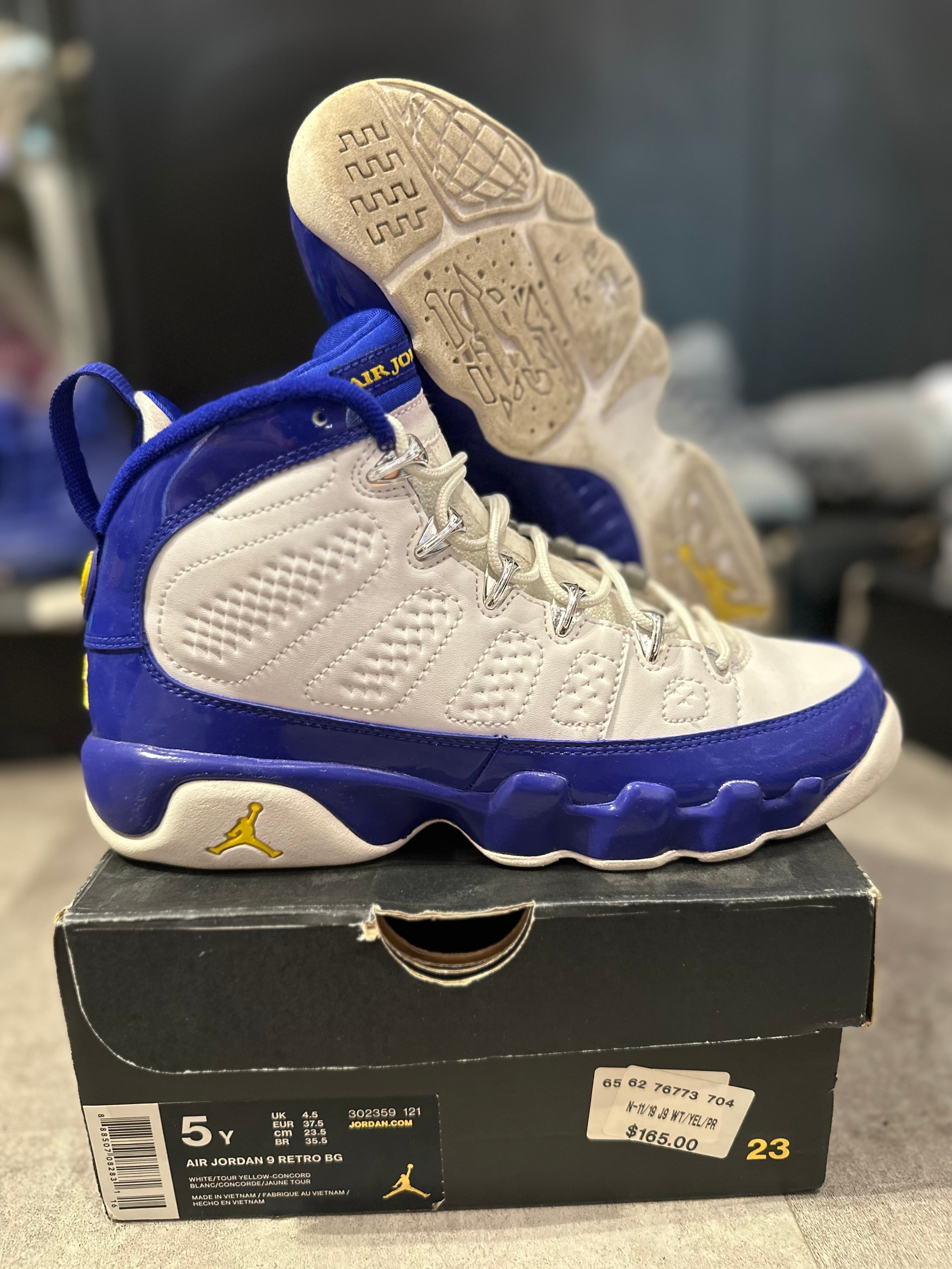 Jordan 9 Retro Kobe Bryant PE (GS) (Preowned) - Pre-Owned