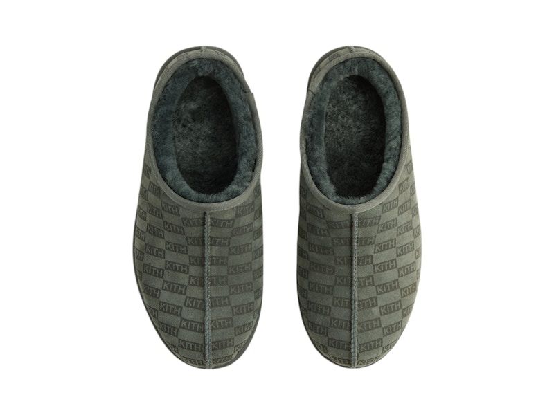 Kith Kithmas Monogram Shearling Slippers Stadium