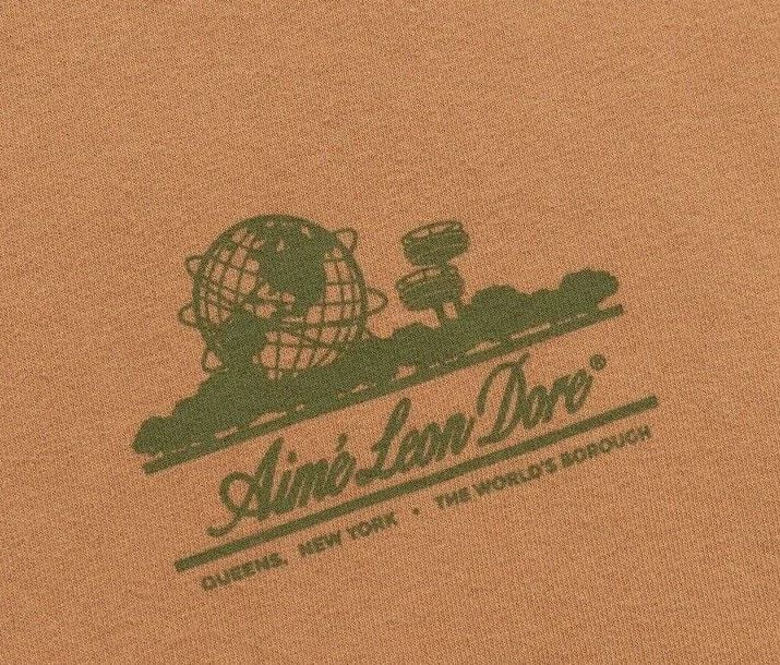 Aime Leon Dore Unisphere Short-Sleeve Tee Brown Sugar
