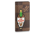 Louis Vuitton x Nigo Brazza Wallet Damier Ebene Giant Brown (Preowned) - Pre-Owned