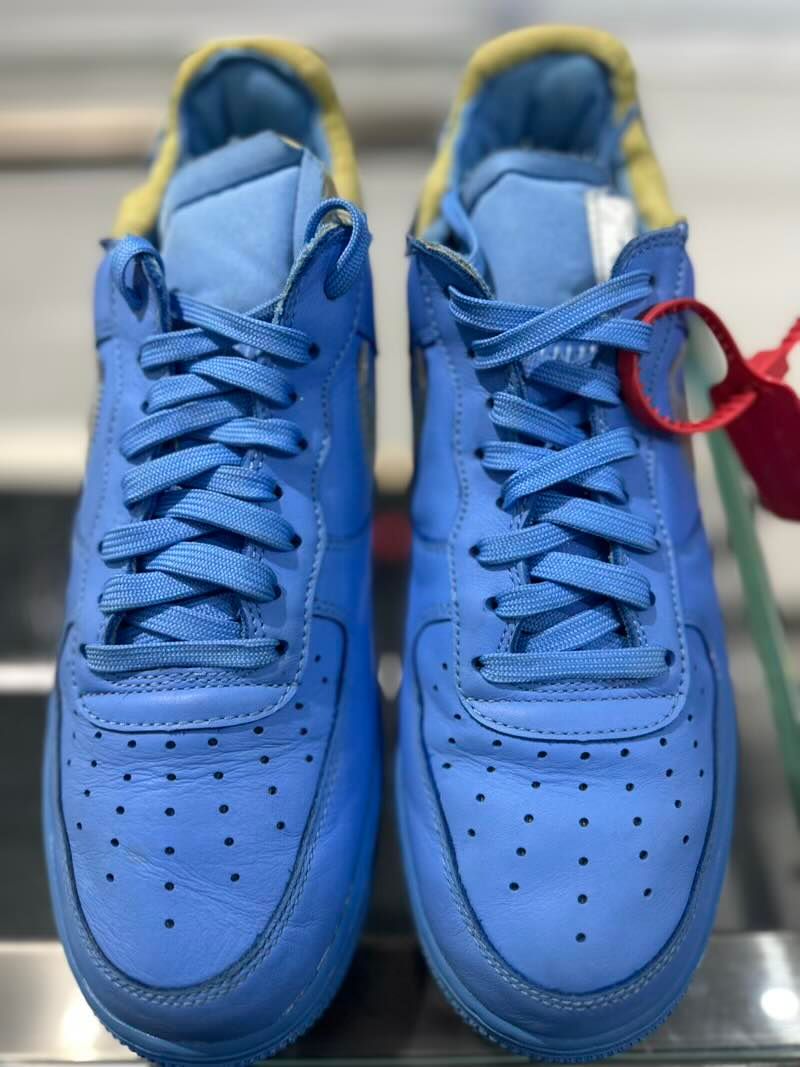 Nike Air Force 1 Low Off-White MCA University Blue - Pre-Owned Size 10 (No original box)