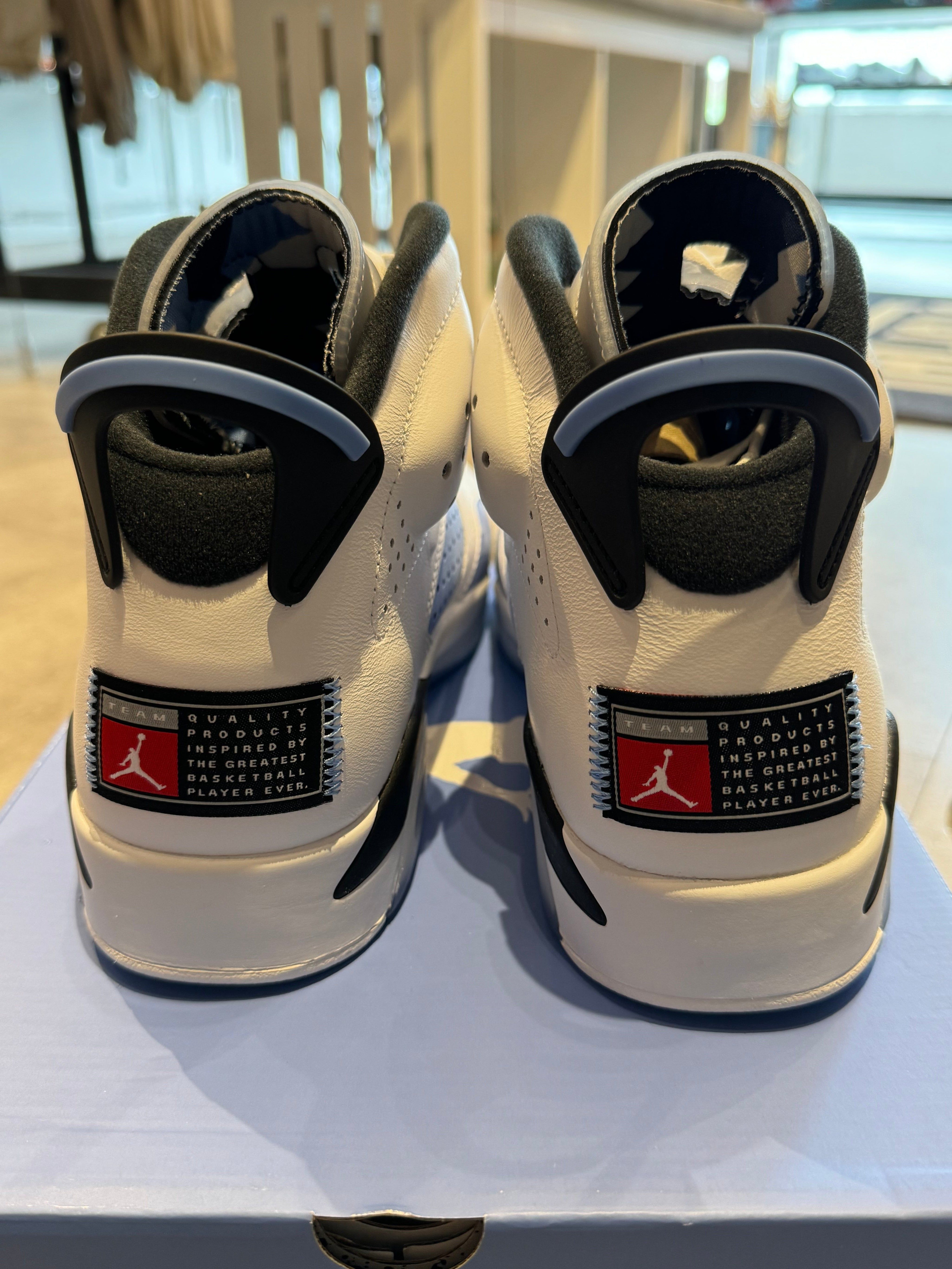 Jordan 6 Retro UNC White (Preowned Size 9.5) - Pre-Owned