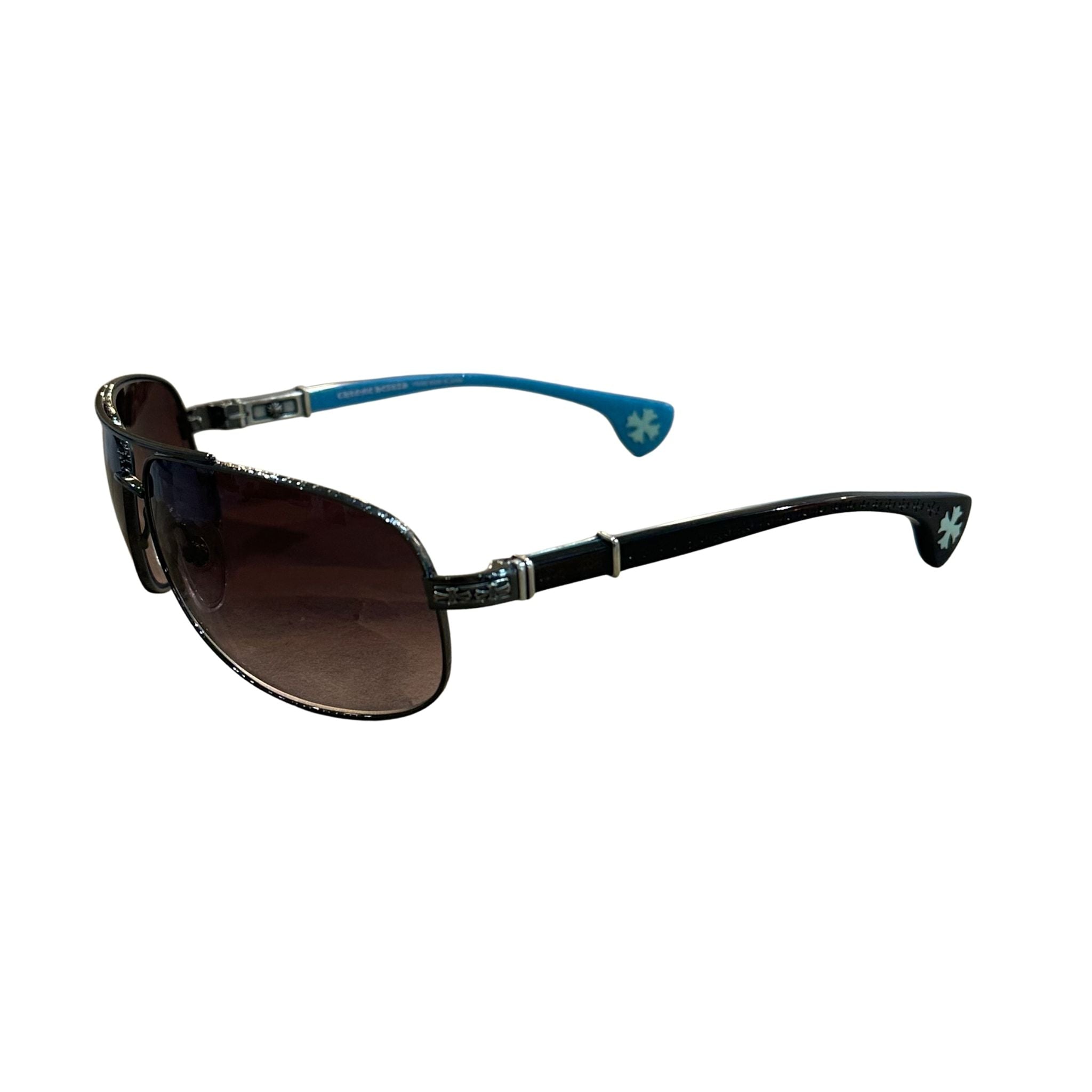Chrome Hearts The Beast II Sunglasses Black/Blue