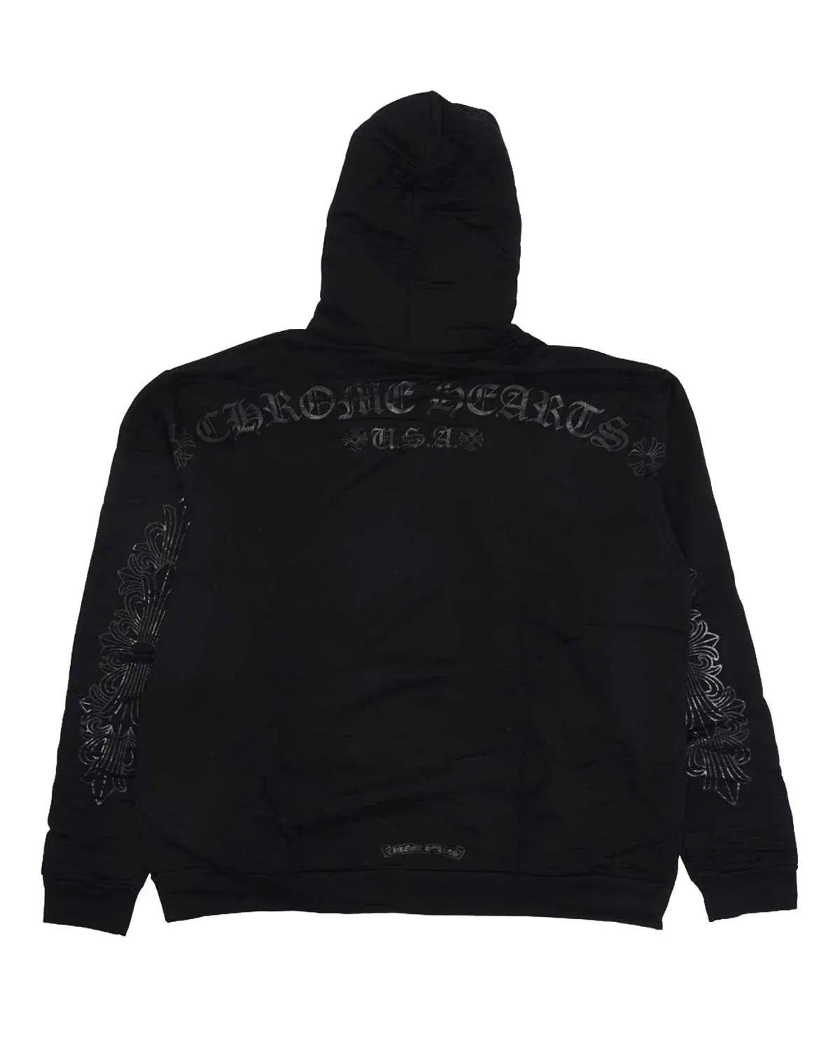 Chrome Hearts Floral Shoulder Logo Pullover Hoodie Black