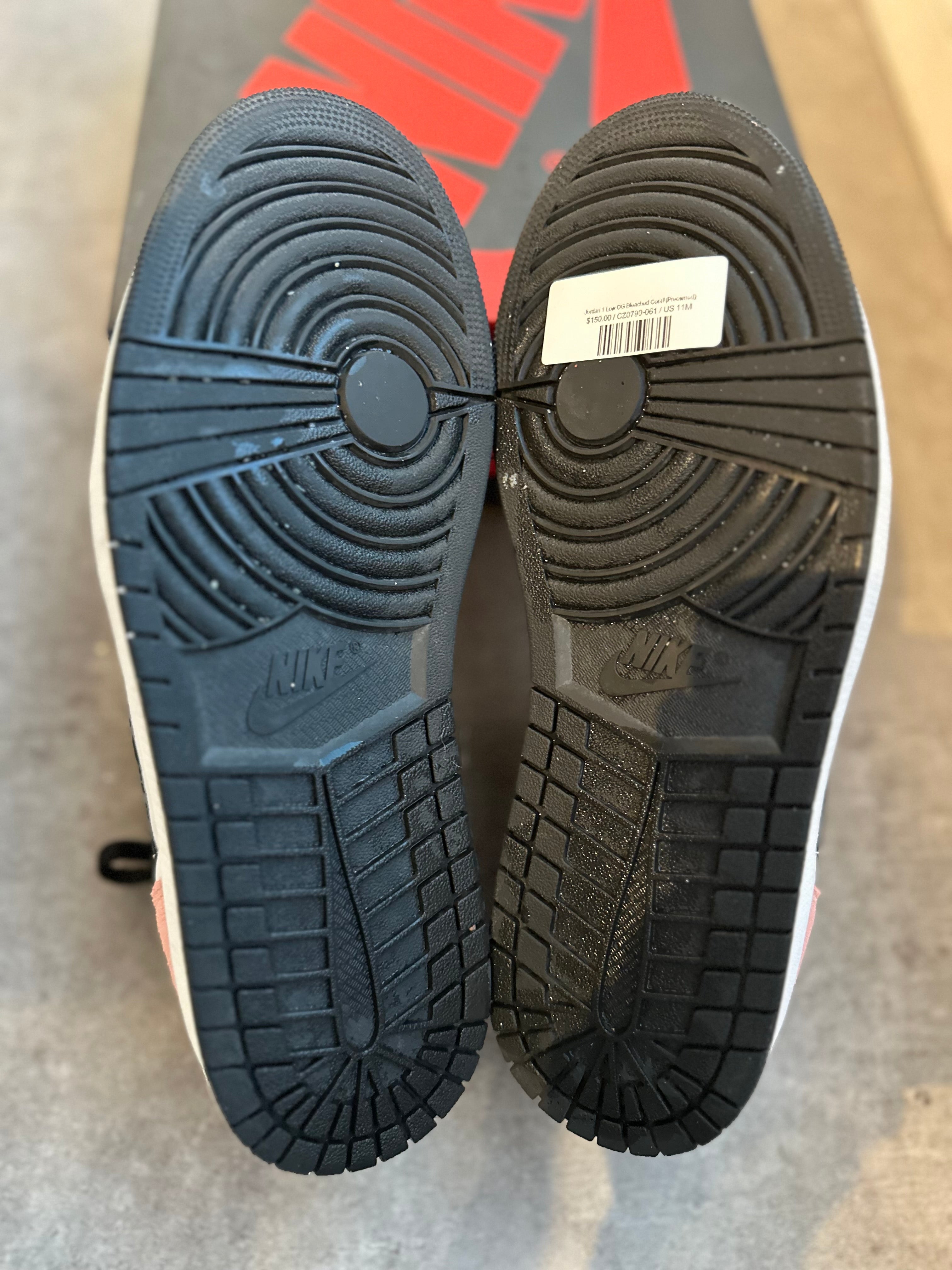 Jordan 1 Low OG Bleached Coral - Pre-Owned Size 11