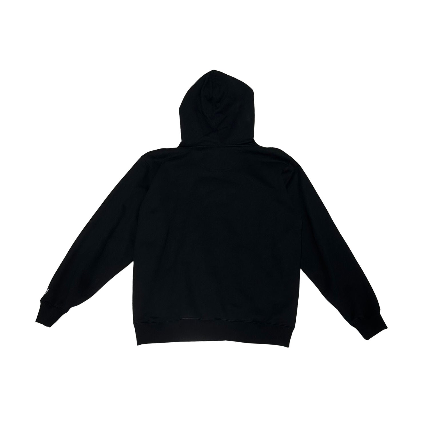 Supreme Champion Label Hooded Sweatshirt Black - Pre-Owned Size L
