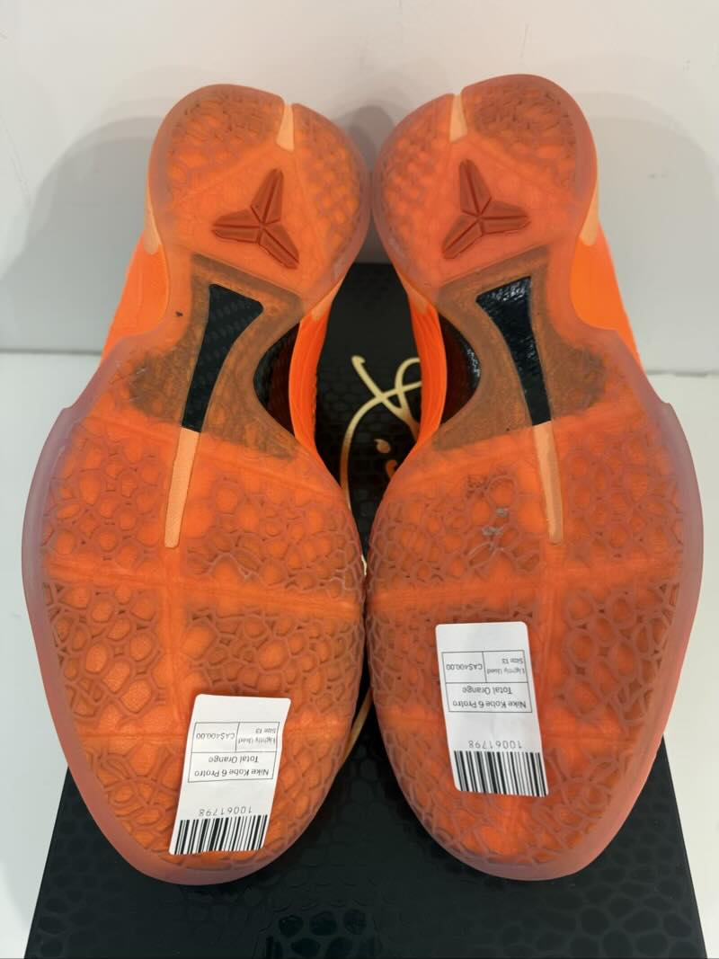 Nike Kobe 6 Protro Total Orange - Lightly Used Size 13