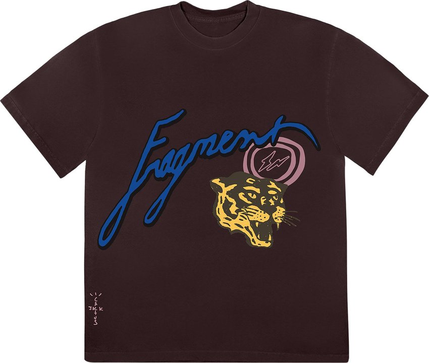 Travis Scott Cactus Jack For Fragment Icons Tee Brown