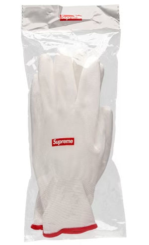 Supreme Rubberized Gloves FW20 Season Gift White/Red