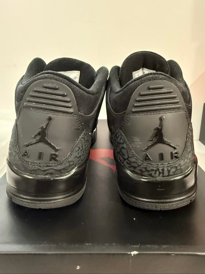 Air Jordan 3 Retro Black Cat (2025) - Pre-Owned Size 8.5