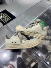 Rick Owens Milk Hollywood Jumbolaced Low Sneakers - Pre-Owned Size 11 (No original box)