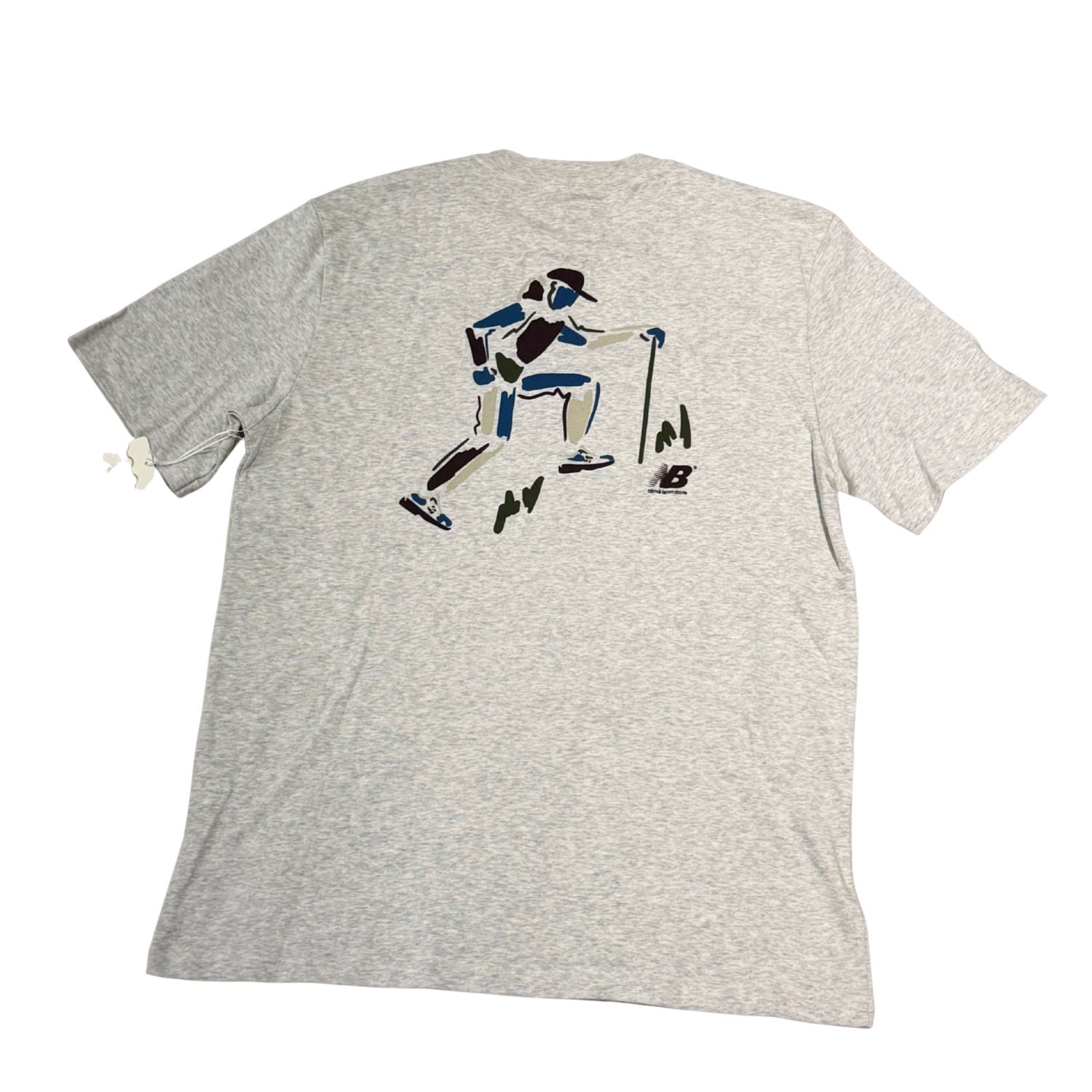 Aime Leon Dore X New Balance 993 T-Shirt Natural Grey