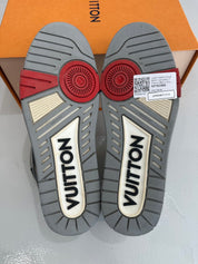 Louis Vuitton Virgil Abloh Upcycle Soho Exclusive LV Trainer Black Grey (Lightly Used Size LV10/US11-11.5) - Pre-Owned