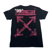 Off-White Stencil Arrow Oversized T-Shirt Black - Pre-Owned Size S