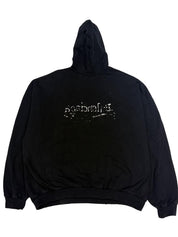 Balenciaga Hand Drawn Political Campaign Oversized Hoodie Black - Lightly Used Size XL