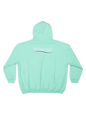 Balenciaga Embroidered Political Campaign Hoodie Mint