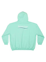 Balenciaga Embroidered Political Campaign Hoodie Mint