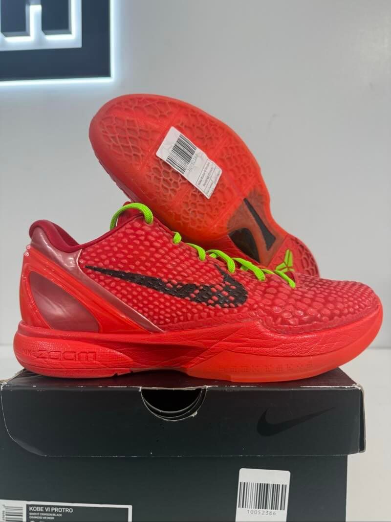 Nike Kobe 6 Protro Reverse Grinch - Pre-Owned Size 8.5
