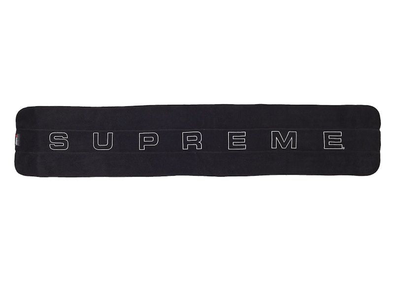 Supreme Polartec Scarf Black (Preowned) - Pre-Owned