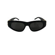 Balenciaga BB0096S Dynasty Rectangle Sunglasses Black - Lightly Pre-Owned OS