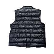 Moncler Black Gui Down Vest (Used Once Size M/3) - Pre-Owned