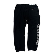 Chrome Hearts Scroll Logo Sweatpants Black - Pre-Owned Size XXL