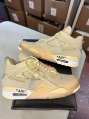 Jordan 4 Retro Off-White Sail (Women's) - Pre-Owned Size 8M/9.5W