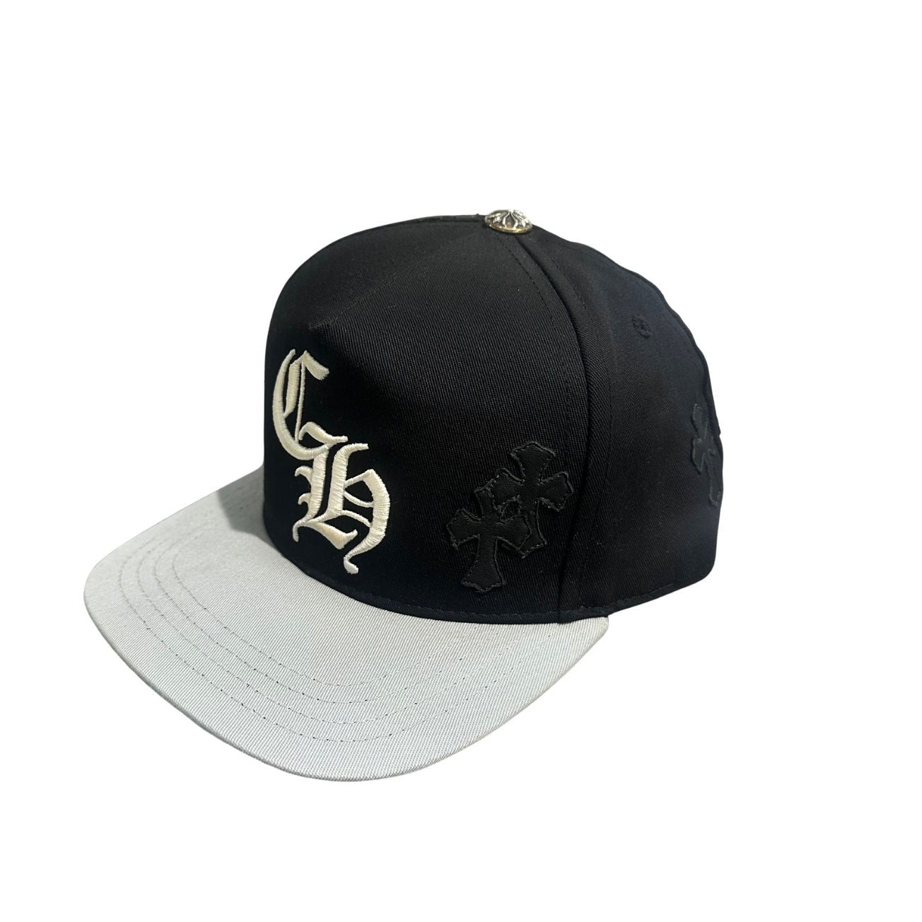 Chrome Hearts CH Multi Patch Trucker Hat Black/White - Pre-Owned