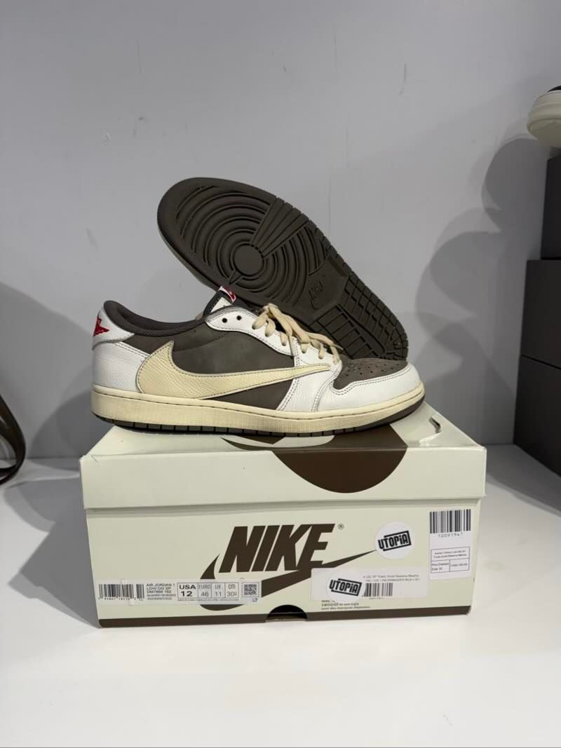 Jordan 1 Retro Low OG SP Travis Scott Reverse Mocha - Pre-Owned Size 12