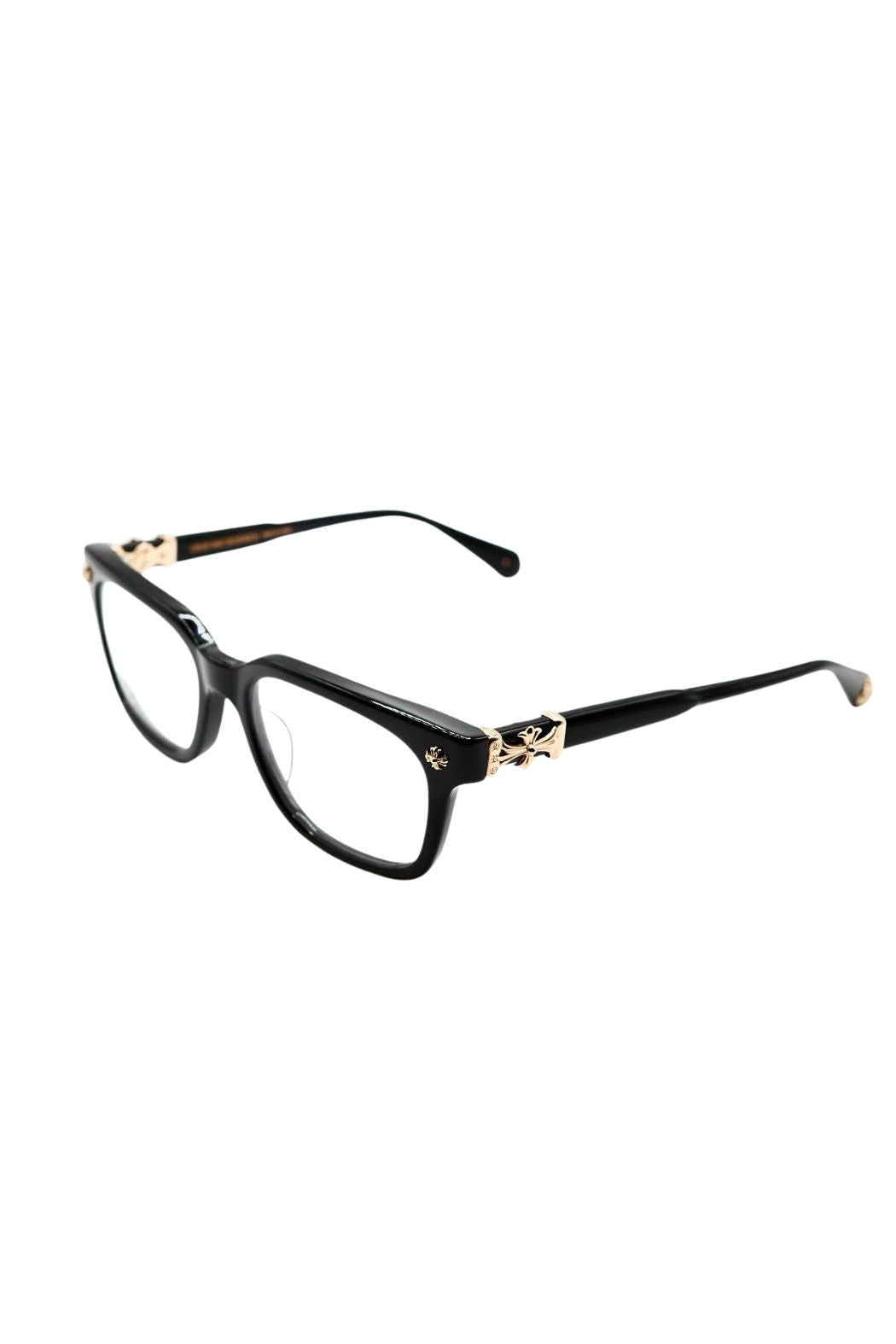 Chrome Hearts Cox Ucker Black/Gold Glasses