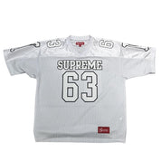 Supreme Bones Football Jersey White - Lightly Pre-Owned Size M